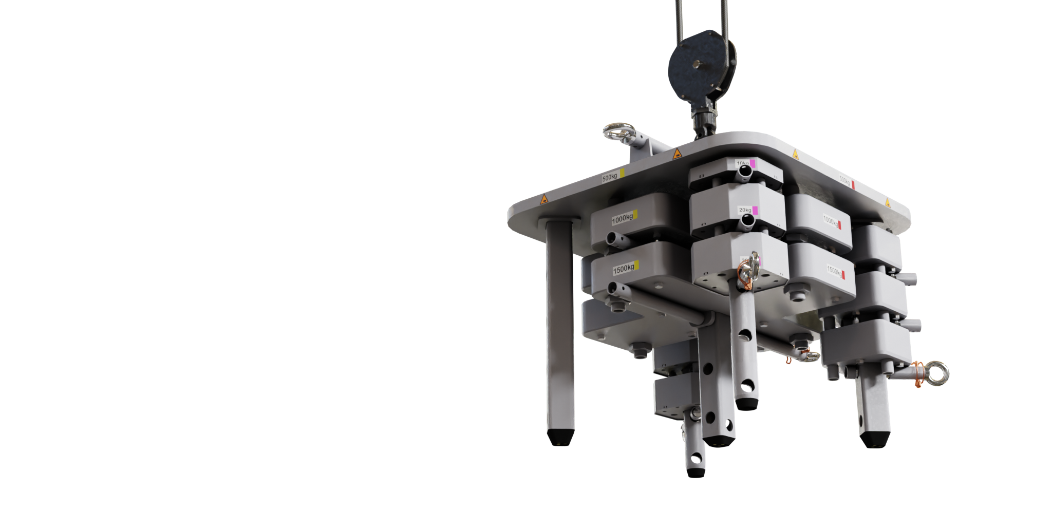 Heavy-load test weights